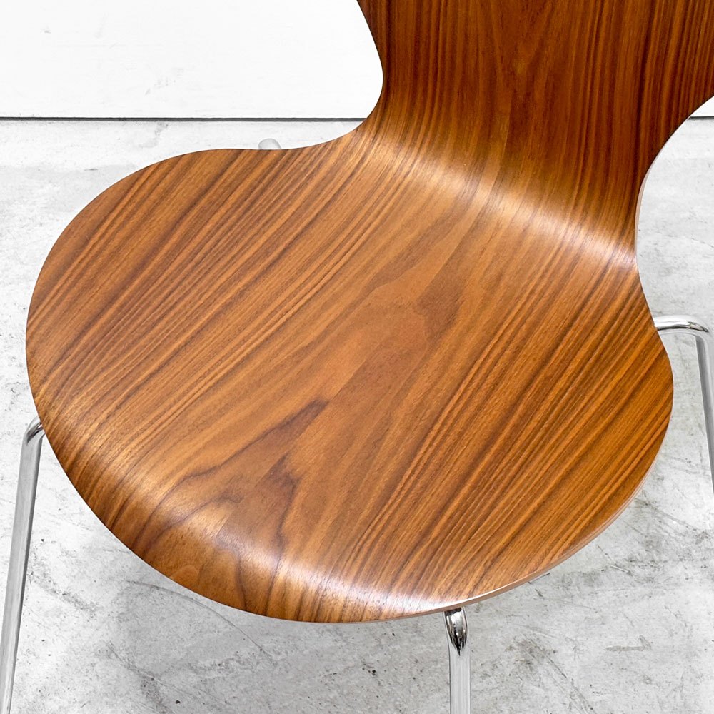 フリッツハンセン Fritz Hansen セブンチェア Seven Chair ダイニングチェア アルネヤコブセン Arne Jacobsen ウォールナット材 北欧家具 A ●