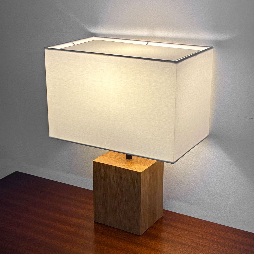 無印良品 MUJI スタンドライト用オーク材スタンド + シェード テーブルランプ MJ-SOSA ナチュラルモダン ◎