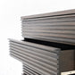 エーフラット a.flat ルーバー キャビネット v02 Louver cabinet 引出タイプ D2 4段チェスト Chest アジアンモダン オプション角脚付 ●