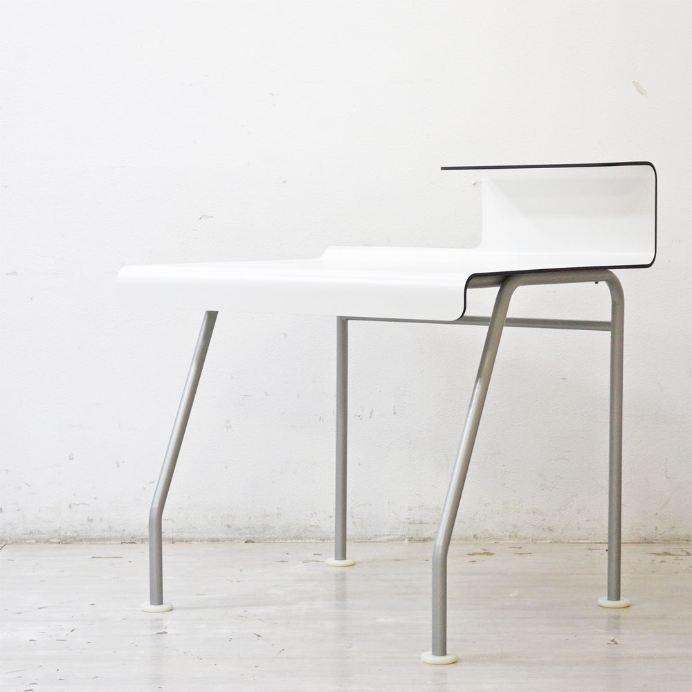 イデー IDEE テクンオフィスデスク TECHN OFFICE DESK ホワイト ラミネート天板 クラウディオ・コルッチ デザイン 希少 ●