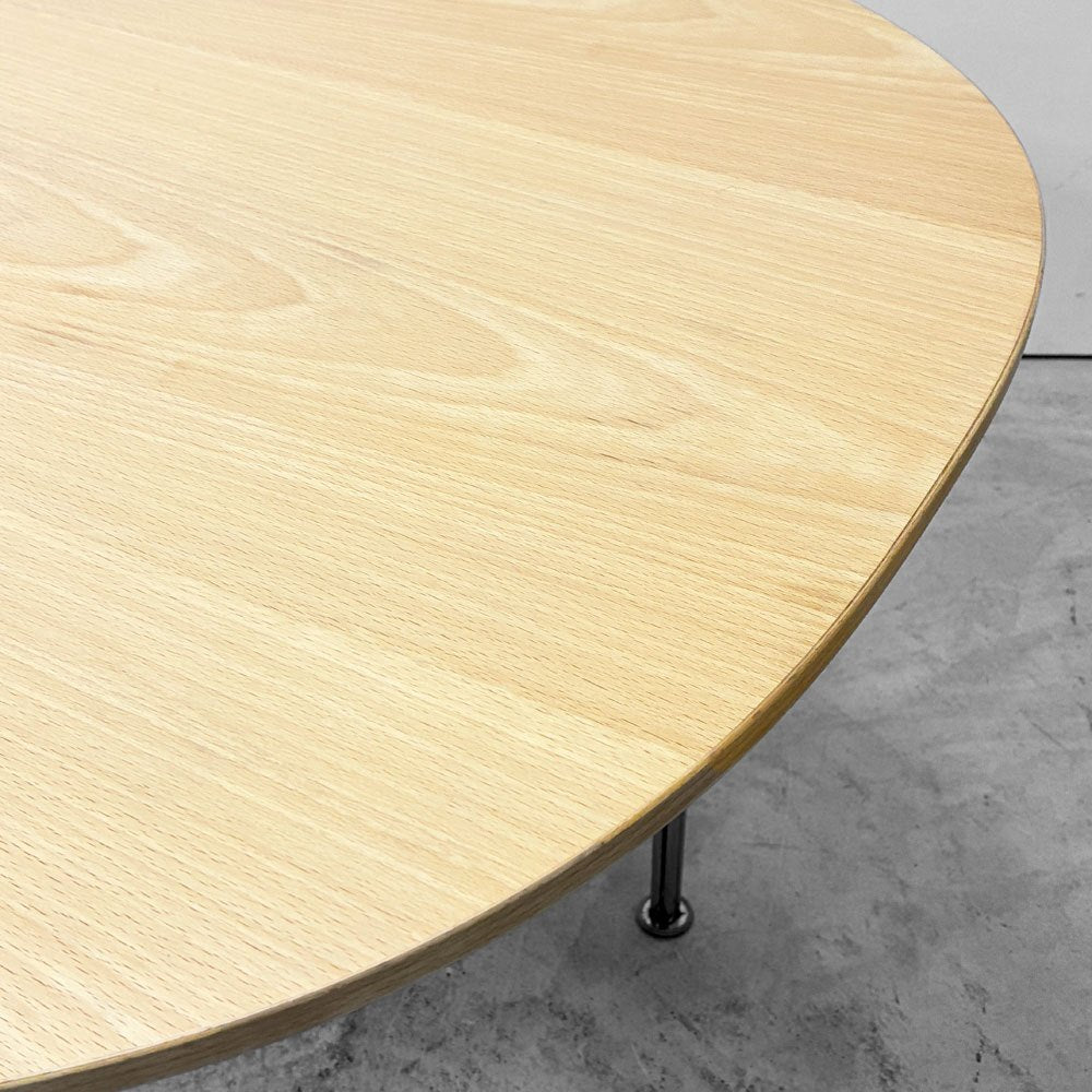 フリッツハンセン Fritz Hansen スーパー楕円 Bテーブル ダイニングテーブル B612 ビーチ材  ナチュラル ピート・ヘイン アルネ・ヤコブセン デンマーク 北欧家具 参考定価￥356,180～ ●