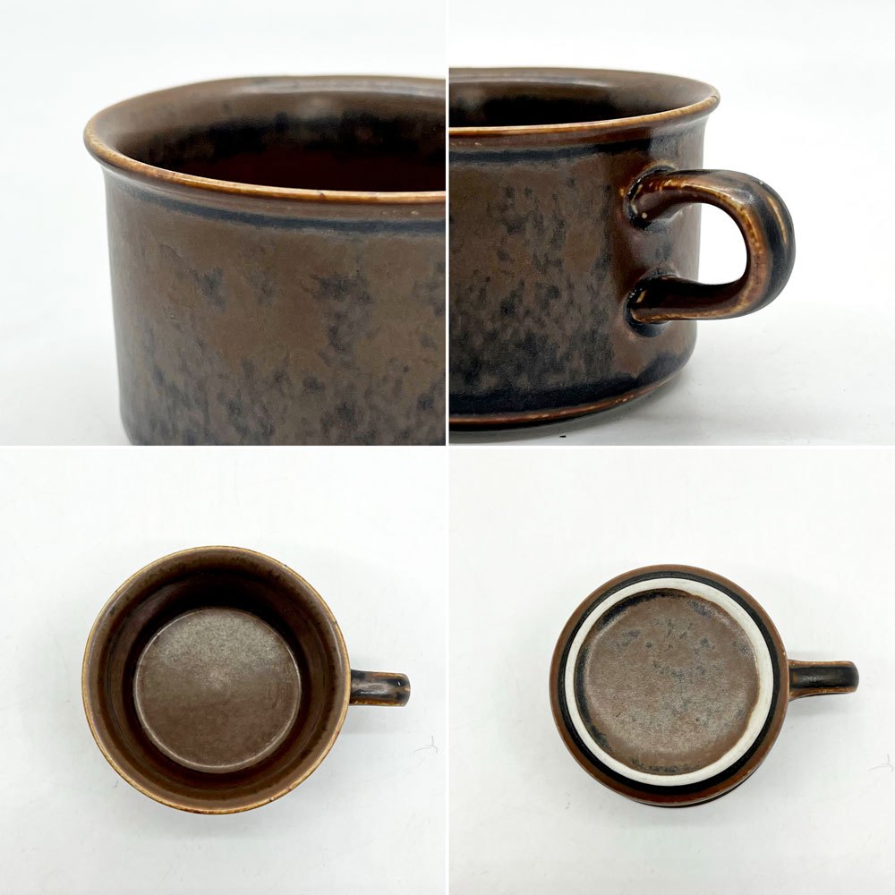 アラビア ARABIA ルスカ RUSKA デミタスカップ＆ソーサー C&S ウラ・プロコッペ Ulla Procope フィンランド 北欧食器 A ●