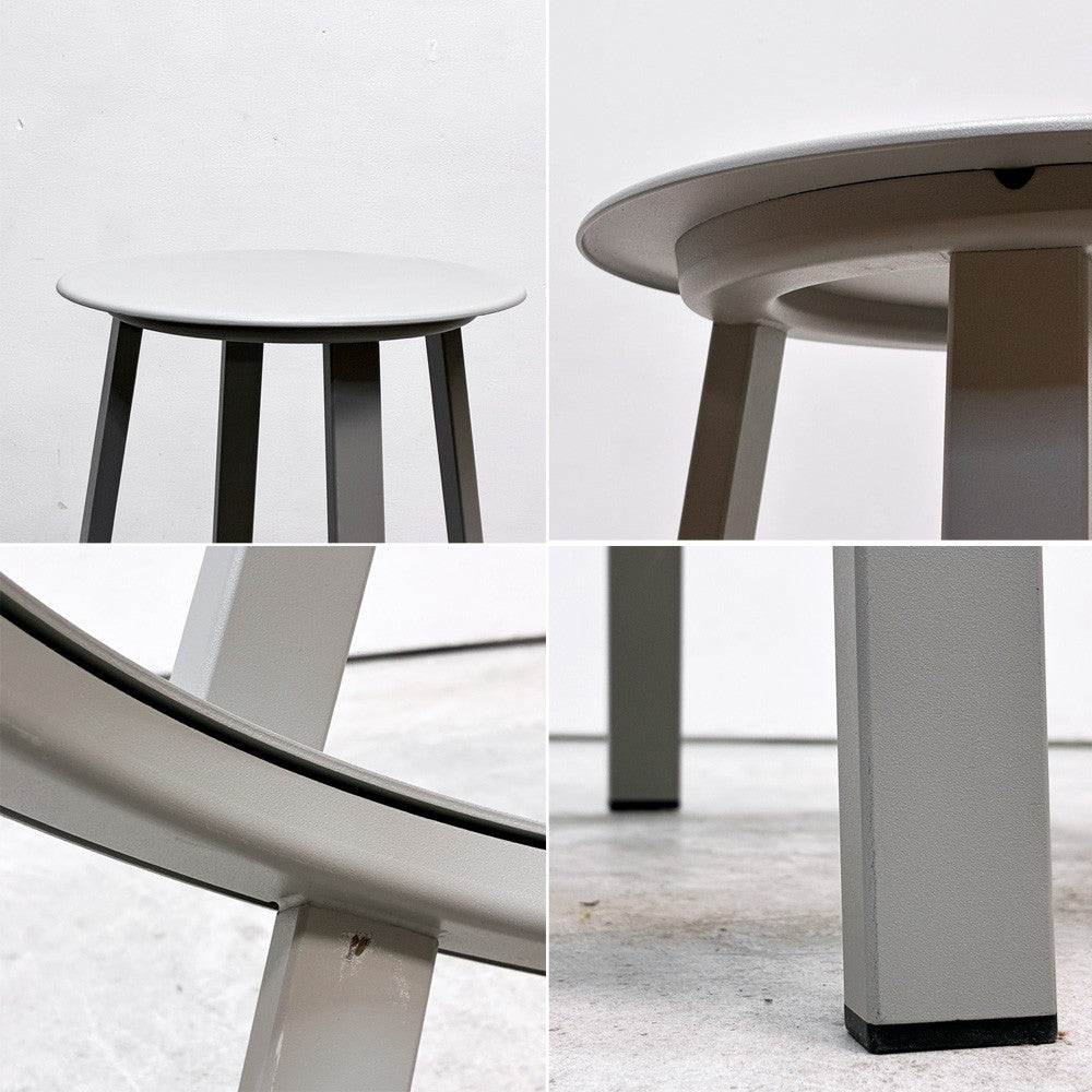 ヘイ HAY リボルバー バースツール ロー REVOLVER BAR STOOL LOW H65cm スカイグレー 回転式座面 レオン・ランズメイヤー デンマーク 定価¥51,700- A ●