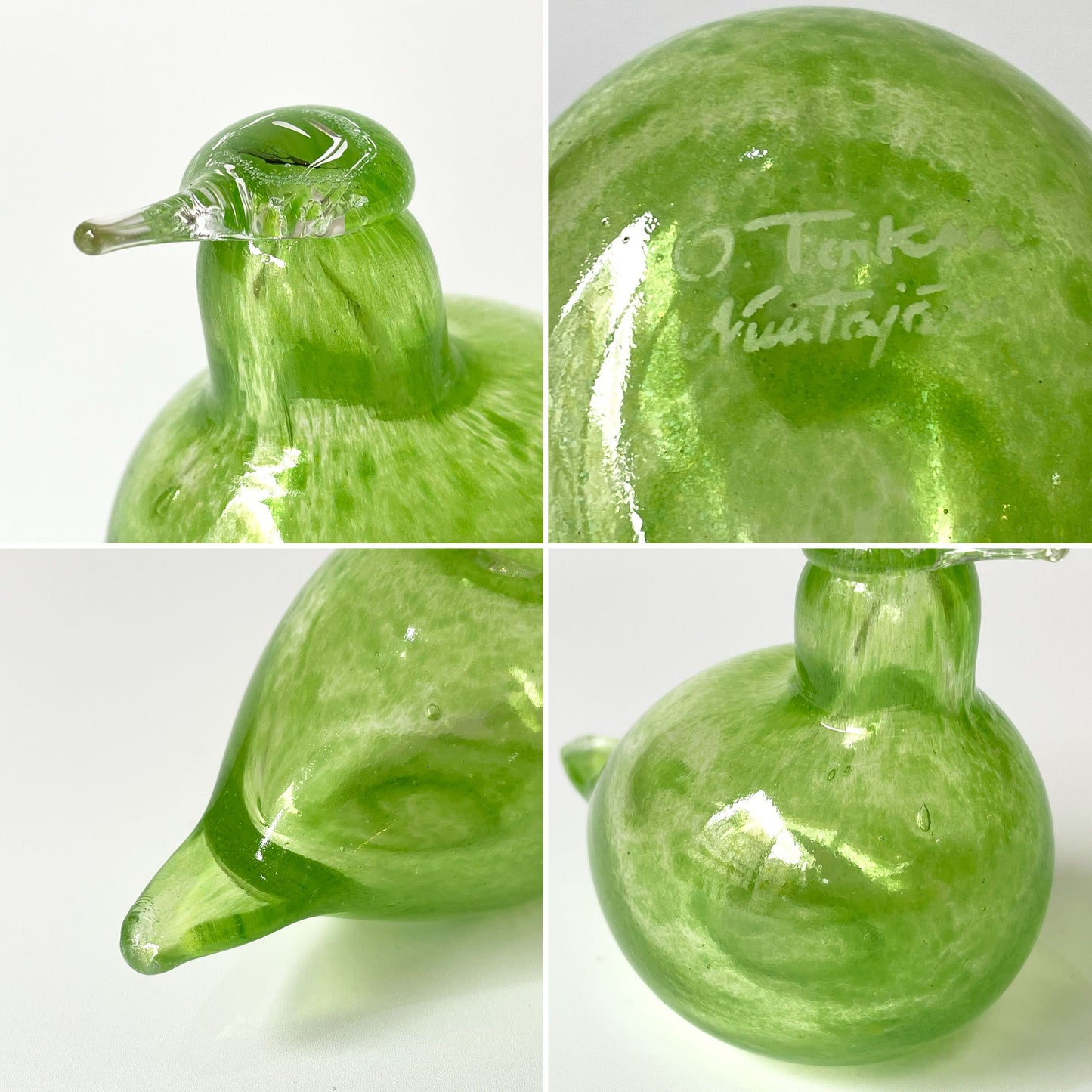 ヌータヤルヴィ Nuutajarvi バーズバイトイッカ Birds by Toikka リトルターン Little tern ライトグリーン オイバ・トイッカ Oiva Toikka イッタラバード 北欧雑貨 ★