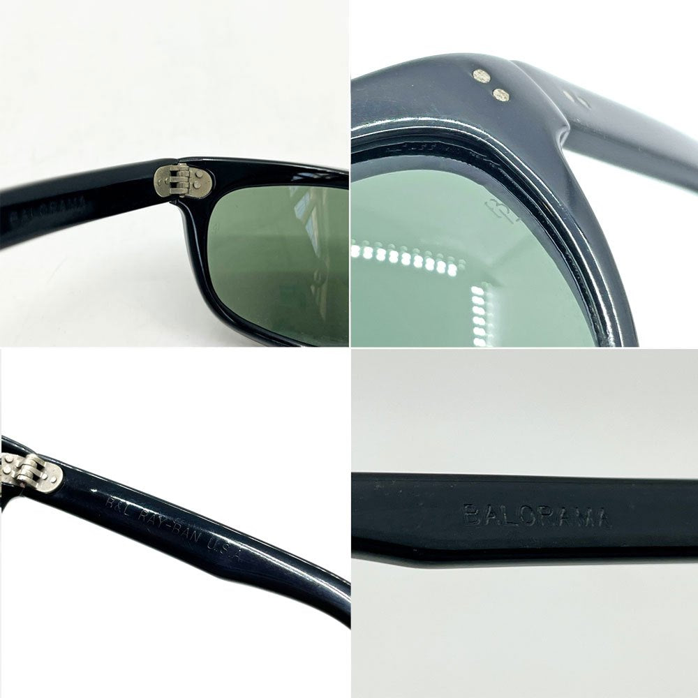 レイバン Ray-Ban バロラマ BALORAMA サングラス グリーン系レンズ Bausch + Lomb社製 米国ビンテージ ●