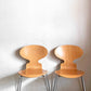 フリッツハンセン Fritz Hansen 3101 アリンコチェア アントチェア 4本脚 ナチュラルビーチ ラッカー仕上げ フェルトグライズ アルネ・ヤコブセン B ■