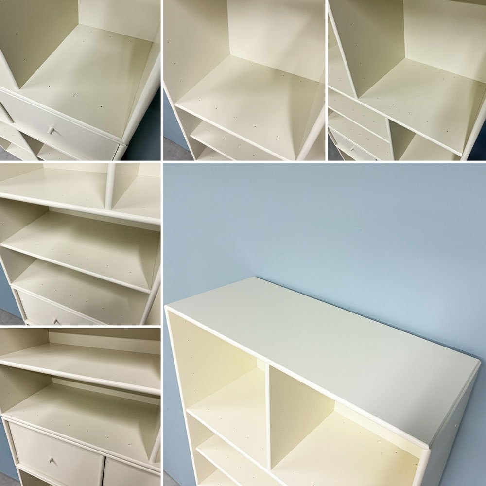 モンタナ MONTANA システムシェルフユニット SYSTEM SHELF UNIT 3ユニット キャビネット ラック2種＆2ドロワー＆ベース デンマーク ◎