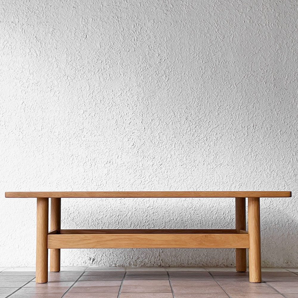 イデー IDEE ディモンシュ DIMANCHE ローテーブル コーヒーテーブル オーク無垢材 マリナ・ボーティエ Marina Bautier 定価￥119,900- ◇