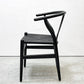 カールハンセン＆サン Carl Hansen & Son CH24 Yチェア ブラックラッカー×ブラックペーパーコード ビーチ材 ハンス・J・ウェグナー デンマーク 北欧家具 日本仕様サイズ B ●
