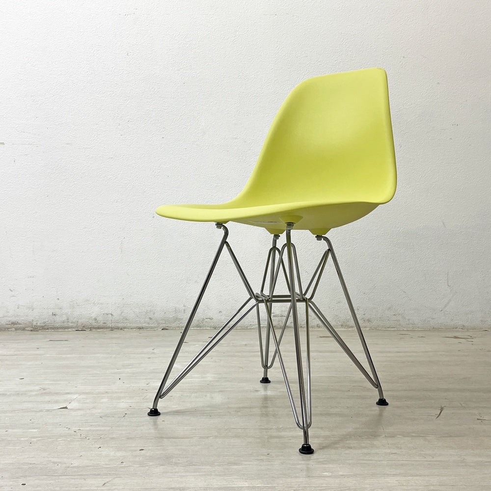 ハーマンミラー Herman Miller サイドシェルチェア イエロー ポリプロピレン製 エッフェルベース C&R イームズ ミッドセンチュリー ●