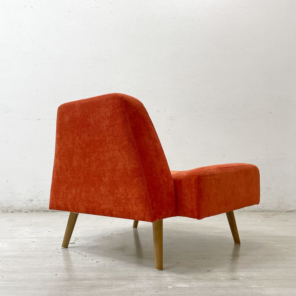 イデー IDEE アーオ ソファ AO SOFA 1Pソファ 1シーター オレンジ ファブリック W75cm 岡嶌要 ●