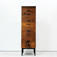 トラックファニチャー TRUCK FURNITURE ライブラリー ハイ チェスト LIBRARY HIGH CHEST ナラ無垢材 インダストリアルデザイン ●