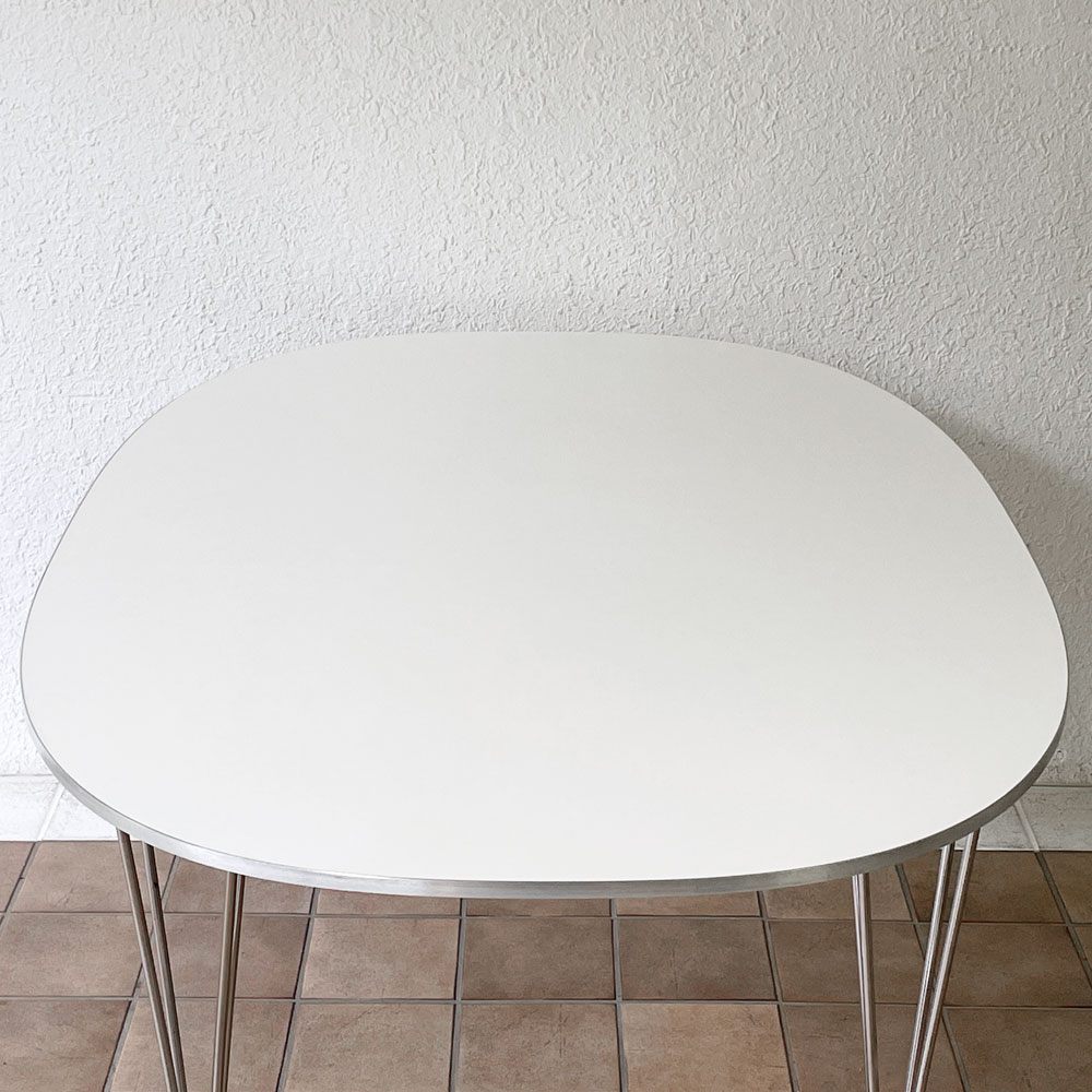 フリッツハンセン Fritz Hansen スーパー楕円 Bテーブル ダイニングテーブル B612 W150×D100cm ピート・ヘイン ブルーノ・マットソン 北欧家具 定価382,800円 ◇