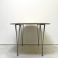 フリッツハンセン Fritz Hansen スーパー楕円 Bテーブル ダイニングテーブル ビーチ材天板 W150 ピート・ヘイン アルネ・ヤコブセン 天板再塗装品 80's ビンテージ ●