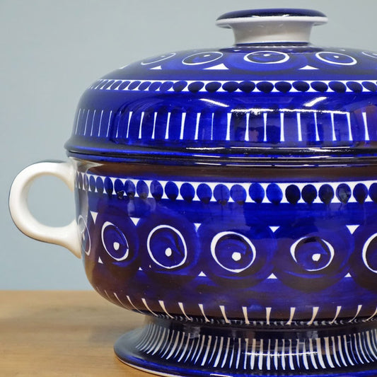 アラビア ARABIA バレンシア Valencia チュリーン 蓋付き 約φ22.5cm ウラ・プロコッペ Ulla Procope フィンランド 北欧食器 ビンテージ ◎