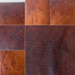 トラックファニチャー TRUCK FURNITURE ファロードレザー アームチェア FURROWED-LEATHER ARM CHAIR L-1 ブラウン ナラ無垢材 牛革 定価￥203.500- ★