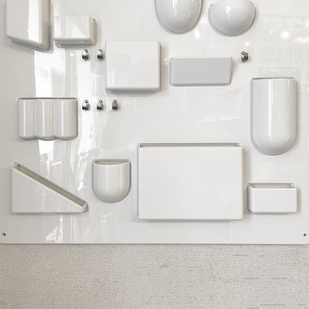 ヴィトラ Vitra ウーテンシロ1 Uten.Silo I ホワイト ウォールポケット 壁掛け収納 インゴ・マウラー & ドロシー・ベッカー 現行定価￥55,000- ◎