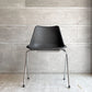 ヒリー HILLE ポリサイドチェア POLYSIDE CHAIR ロビン・デイ ROBIN DAY クローム Chrome ブラック イギリス ♪