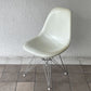 ハーマンミラー Herman Miller サイドシェルチェア サード 3rd FRP PVCレザー パーチメント ロータイプ エッフェルベース イームズ ビンテージ vintage ◇