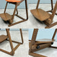 豊橋木工 TOYOMOKU アップライトチェア UPRIGHT CHAIR ビーチ材 ブラウンカラー ベビーチェア キッズチェア ◎
