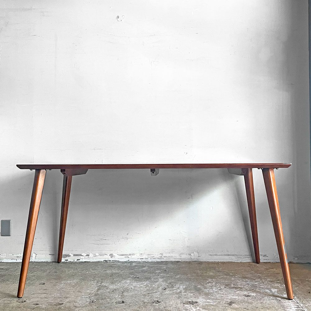 アクメファニチャー ACME Furniture カーディフ ダイニング テーブル CARDIFF DINING TABLE ウォールナット材 幅150㎝ アメリカンビンテージスタイル 廃盤■