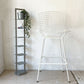 ノル Knoll Counter Height Stool カウンター ハイスツール ワイヤーチェア ホワイト ハリー・ベルトイア ミッドセンチュリー シートパッド付き ビンテージ ★