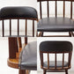 アクメファニチャー ACME Furniture オークス アーム チェア OAKS ARM CHAIR ダークブラウン PUレザー ●