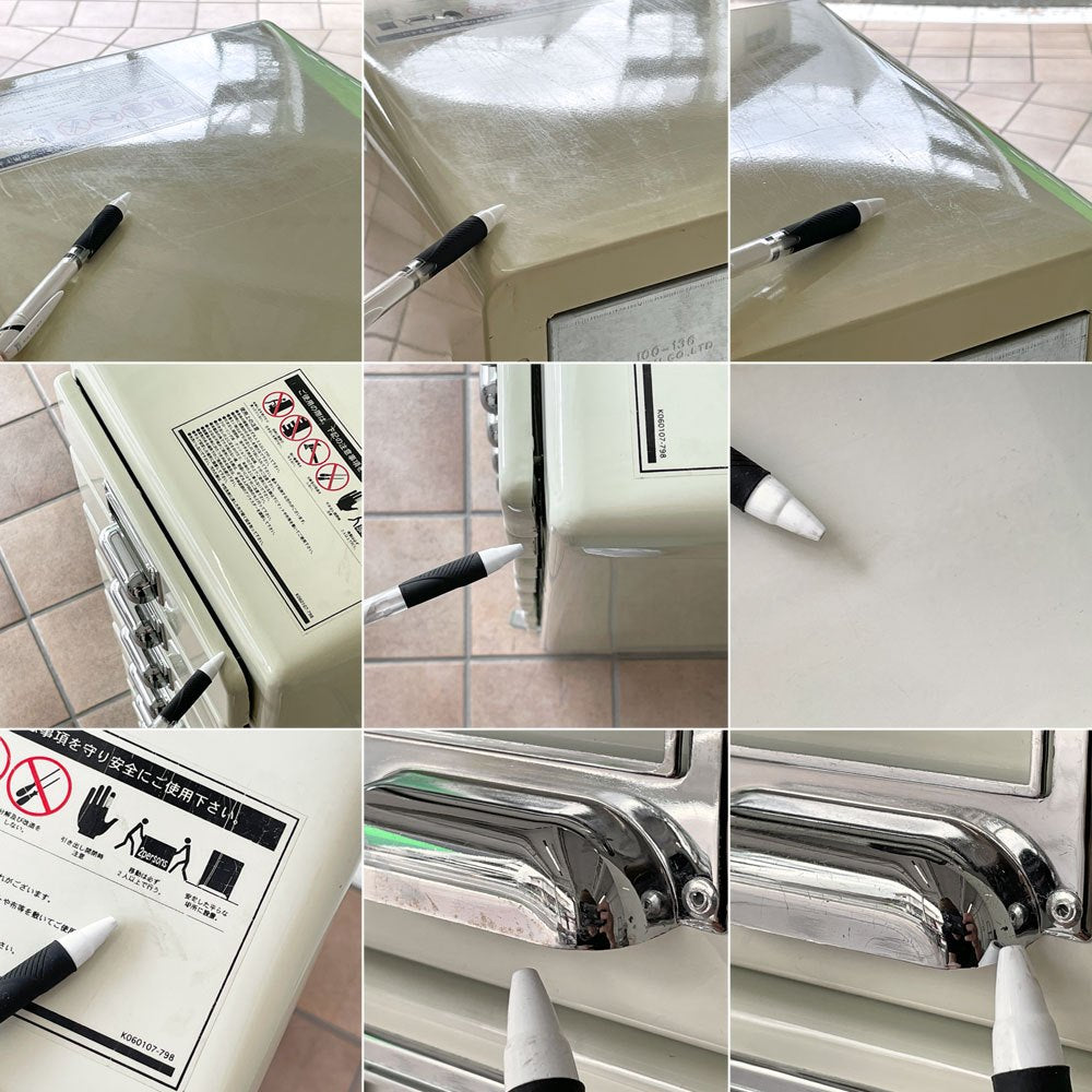 ダルトン DULTON 10 ドロワーズチェスト Drawers Chest with Castor キャビネット アイボリー キャスター付き 廃番 ◇