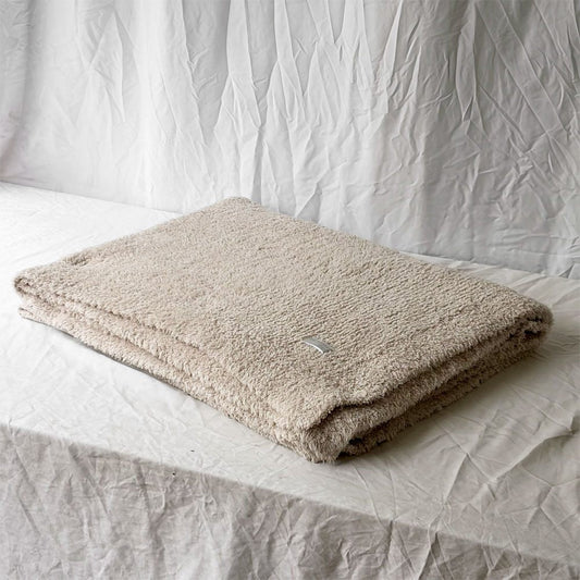 ベアフット ドリームズ BAREFOOT DREAMS コージーシック スロー CozyChic Throw ブランケット 137×183cm ベージュ系カラー A ◇