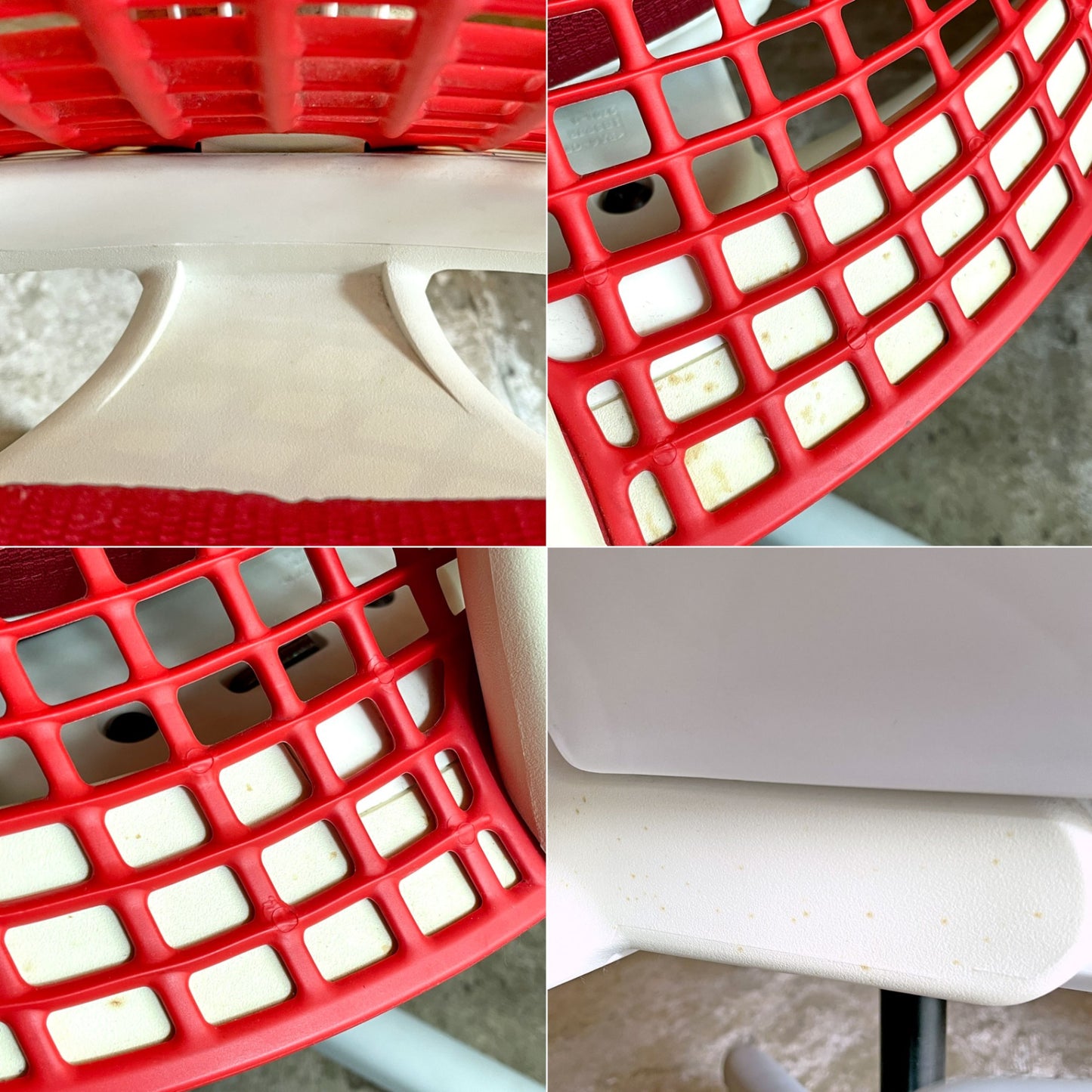 ハーマンミラー Herman Miller セイルチェア SAYL CHAIR デスクチェア オフィスチェア 旧モデル イヴ・ベアール ベリー レッド×ホワイト ■