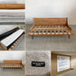 ジャーナルスタンダード  j.s.F ハビタ HABITAT SOFA BED ソファベッド デイベッド 3人掛けソファ W200cm オーク材 ファブリック ベージュ 定価￥231,000- 〓