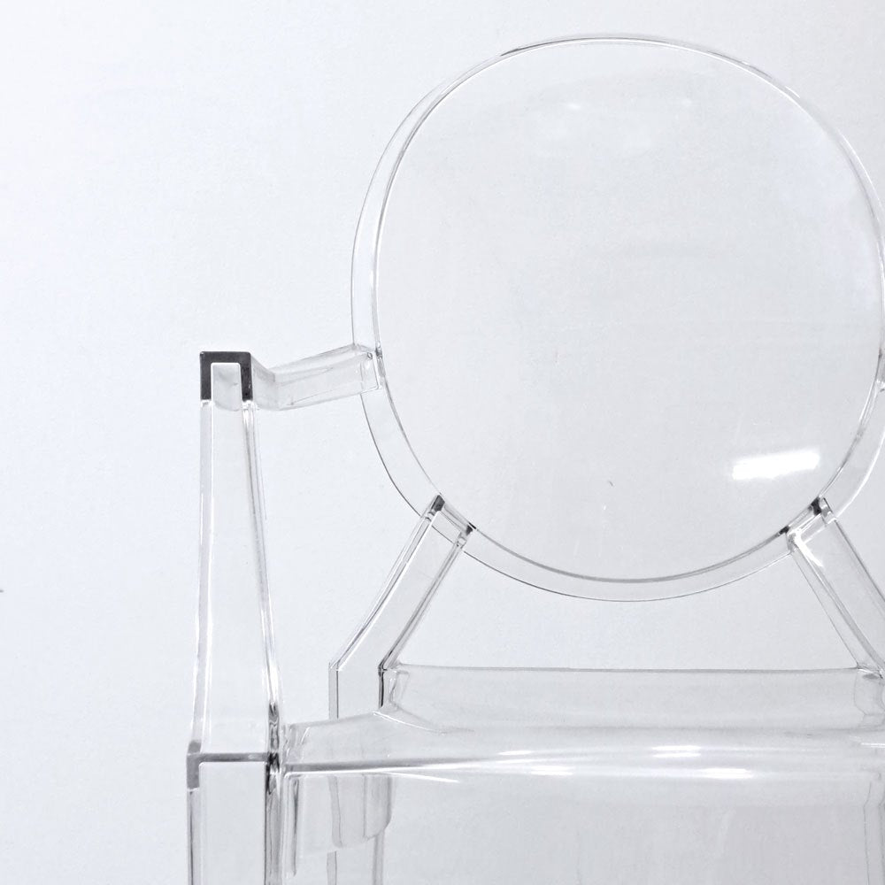 カルテル Kartell ルイゴースト LouisGhost アームチェア クリスタル スタッキング フィリップ・スタルク Philippe Starck イタリア ●