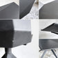 トムディクソン Tom Dixon Yチェア ダイニングチェア ブラック 回転式 アルミニウムベース ブラックパウダー塗装 モダンデザイン 希少 ■