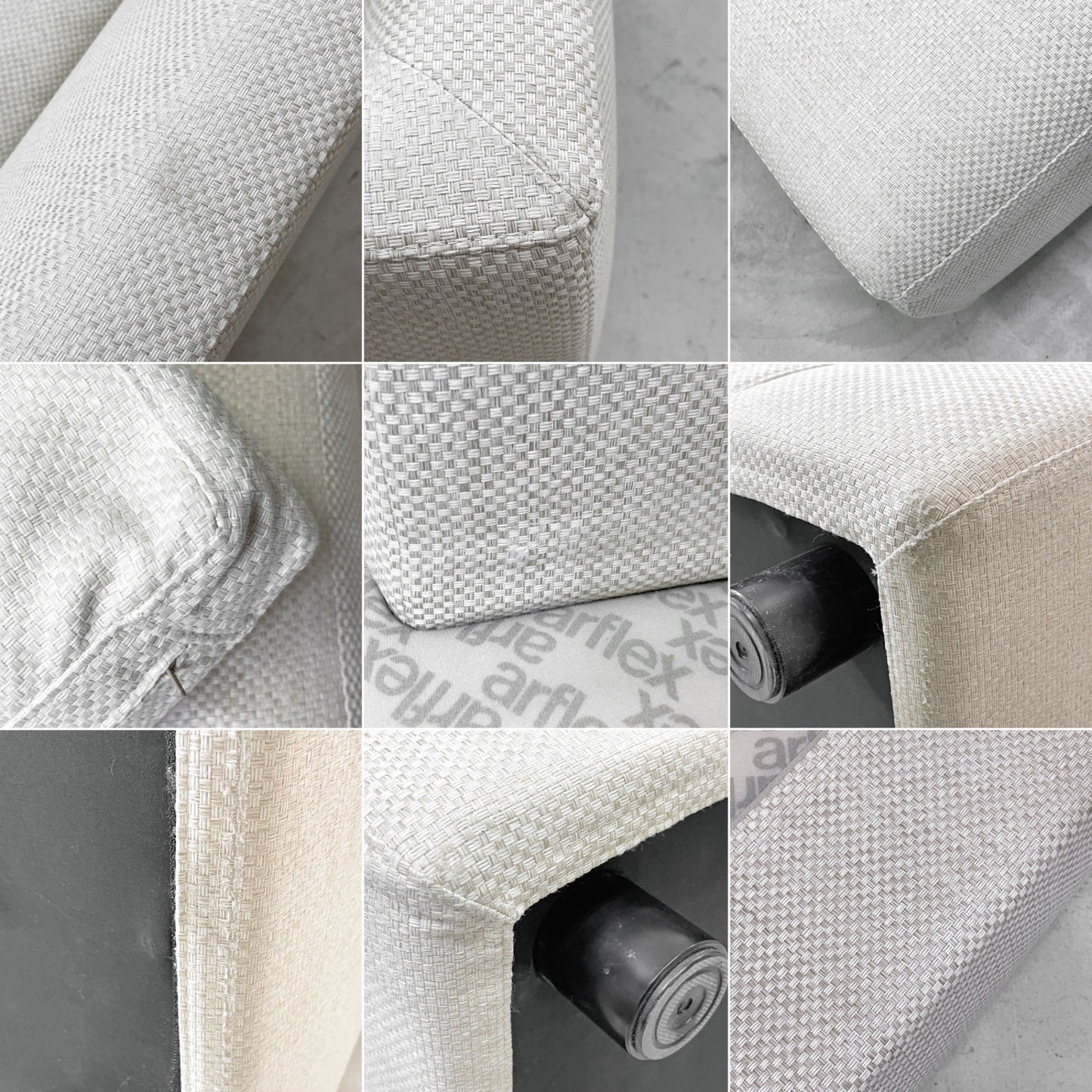 アルフレックス arflex ソーナ SONA シリーズ ソファ リラックスタイプ 16左アーム カウチ クッション2個セット C.O.D イタリア モダン ●