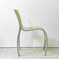 カルテル Kartell FPE chair スタッキングチェア ダイニングチェア アルミ ポリプロピレン グリーン ロンアラッド イタリアモダン 廃番 A ●