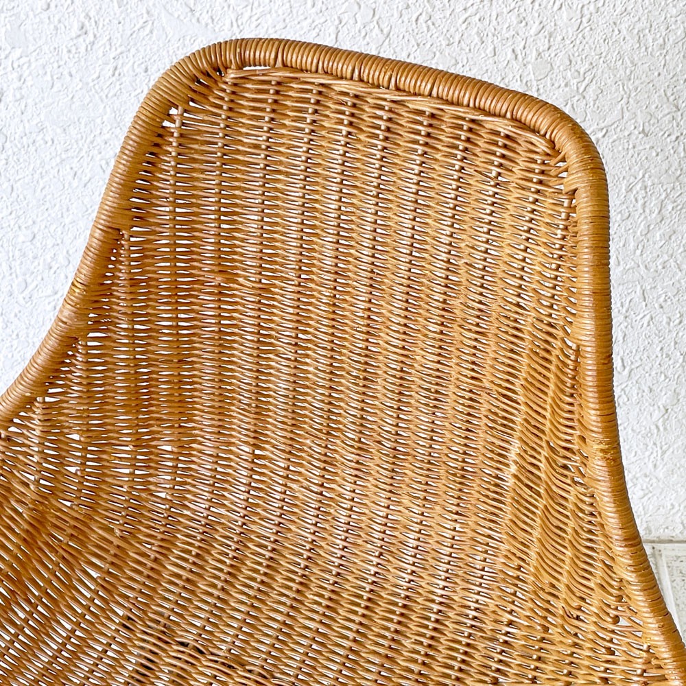 イデー IDEE バーバス チェア BARBAS CHAIR リビングチェア ダイニングチェア ラタン×アイアン アジアン リゾートスタイル B ◇