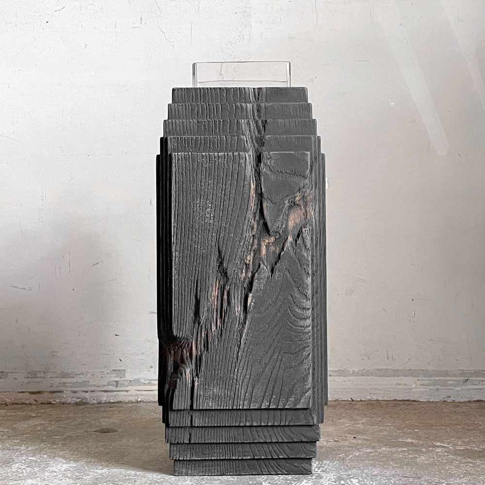 シモオ デザイン Shimoo Design 下尾和彦・さおり 浮様 Brion Vase 花器 フラワーベース H46cm 現代作家 雨晴 AMAHARE取り扱い ■