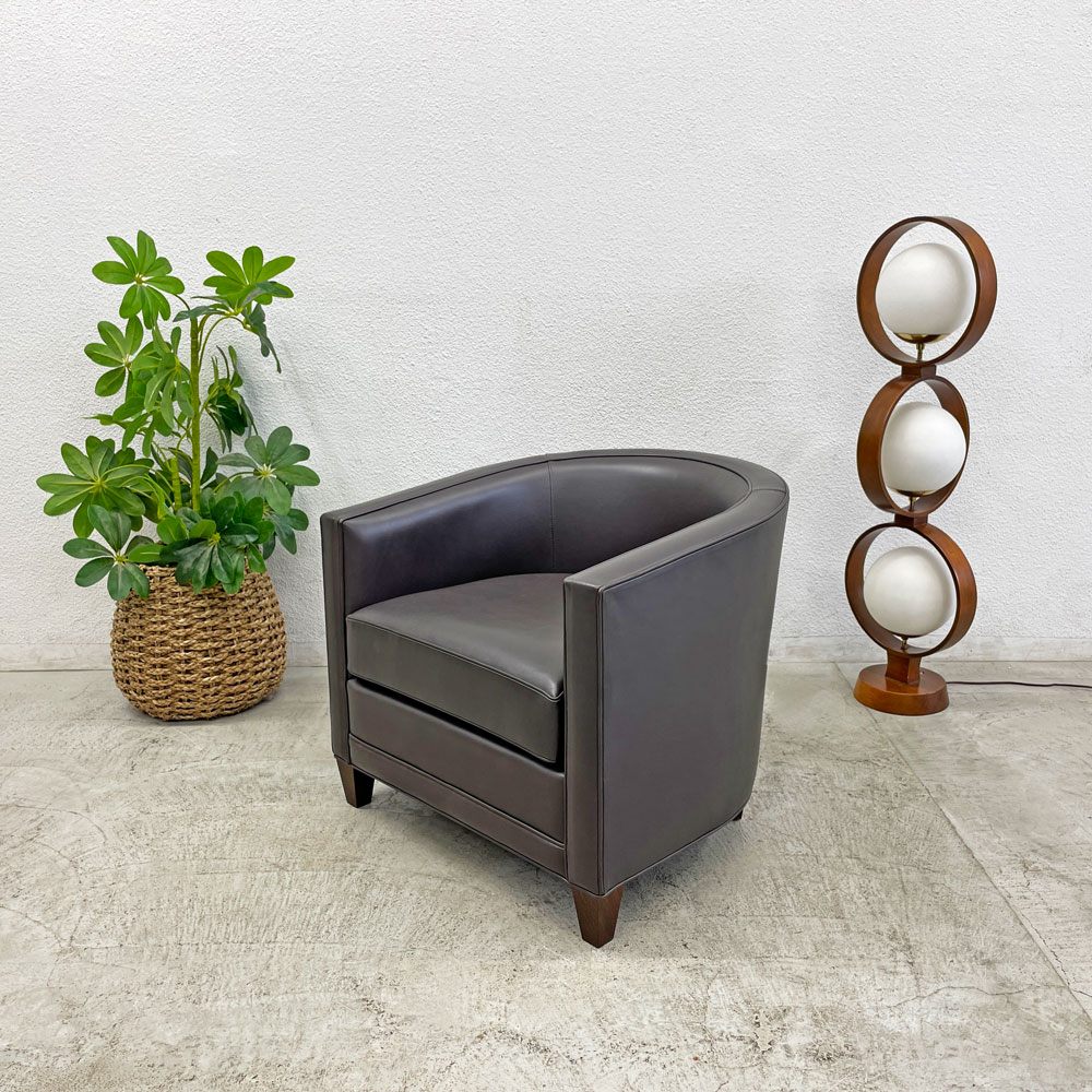 カッシーナイクスシー Cassina ixc. ノルマンディドゥー NORMANDIE II 総本革 ラウンジチェア フィリップ・ユーレル Philippe Hurel アームチェア 1P ソファ 参考価格60.5～67.1万 〓