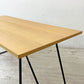 無印良品 MUJI 折りたたみテーブル ダイニングテーブル オーク材 スチール脚 W160cm ナチュラルデザイン 定価￥25,900- ●