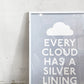 LUCAS&HAYLEY ポスター EVERY CLOUD HAS A SILVER LINING 額装済み 英国製 ■