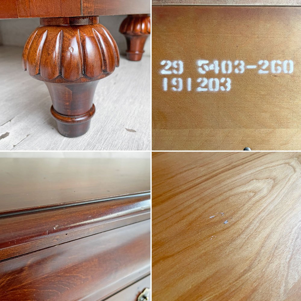 イーセンアーレン ETHAN ALLEN マルケス・ドレッサー Marques Dresser ワイドチェスト サイドボード 抽斗9杯 British Classics US 米国 ♪