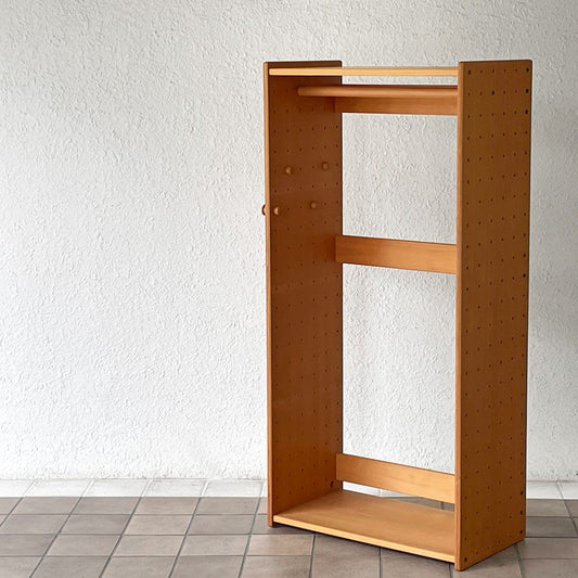 フォルミオ Formio トールシェルフ オープンシェルフ SHELF 1440 ワードローブ仕様 フック4個付き H144.5㎝ ビーチ材 北欧 デンマーク ◇