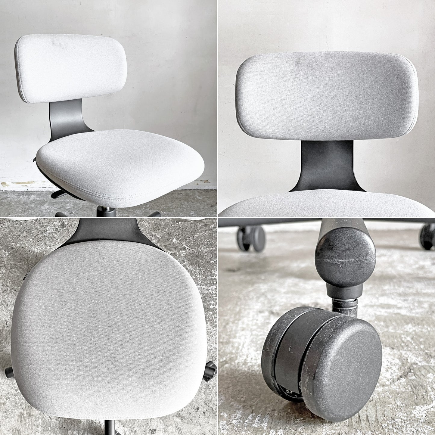 ヴィトラ vitra ルーキー Rookie デスクチェア キャスターチェア コンスタンチン・グルチッチ グレー系ファブリック 定価￥66,000- ■