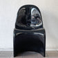パントンチェア ビンテージ ダイニングチェア ヴェルナーパントン Verner Panton ブラック 1984年製 Horn スペースエイジ 希少 A ◇