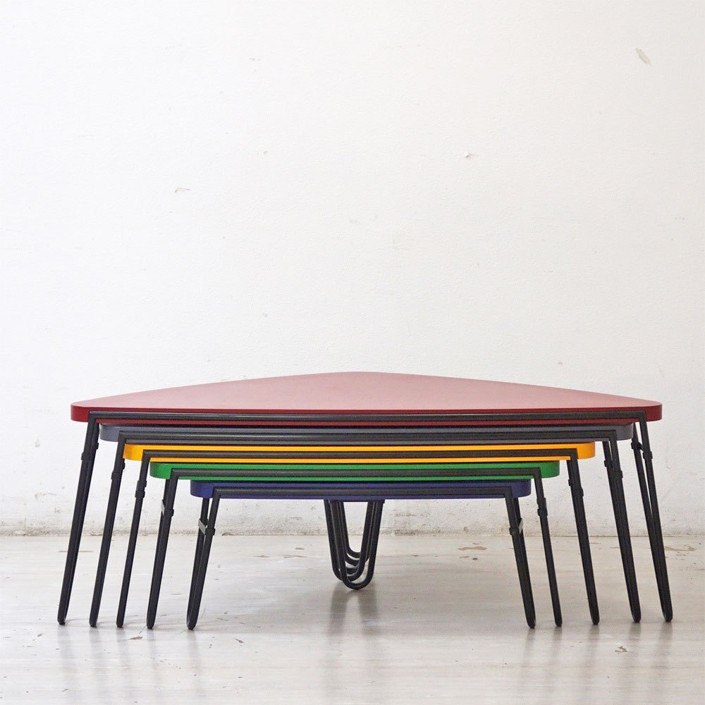 カッシーナ Cassina 519 PETALO ペタロ ローテーブル ネストテーブル 5pcs シャルロット・ペリアン Charlotte Perriand ●