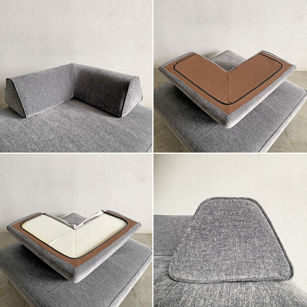 フランスベッド FRANCEBED フリーイング FREEing ハーフデイベッド 1Pソファ オットマン コーナーソファ W98cm ファブリック コーナーボルスター付 廃番 〓
