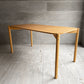 カリモクニュースタンダード Karimoku キャストール ダイニングテーブル CASTOR TABLE 150 国産ナラ材 ピュアオークカラー 定価145,200円 ♪