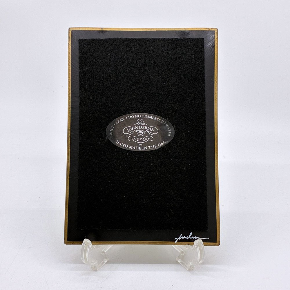 ジョンデリアン JOHN DERIAN デコパージュプレート エンドウ豆の夫妻 Peas in a Pod Mini-Tray 飾り皿 ニューヨーク H.P.FRANCE 取扱 ●
