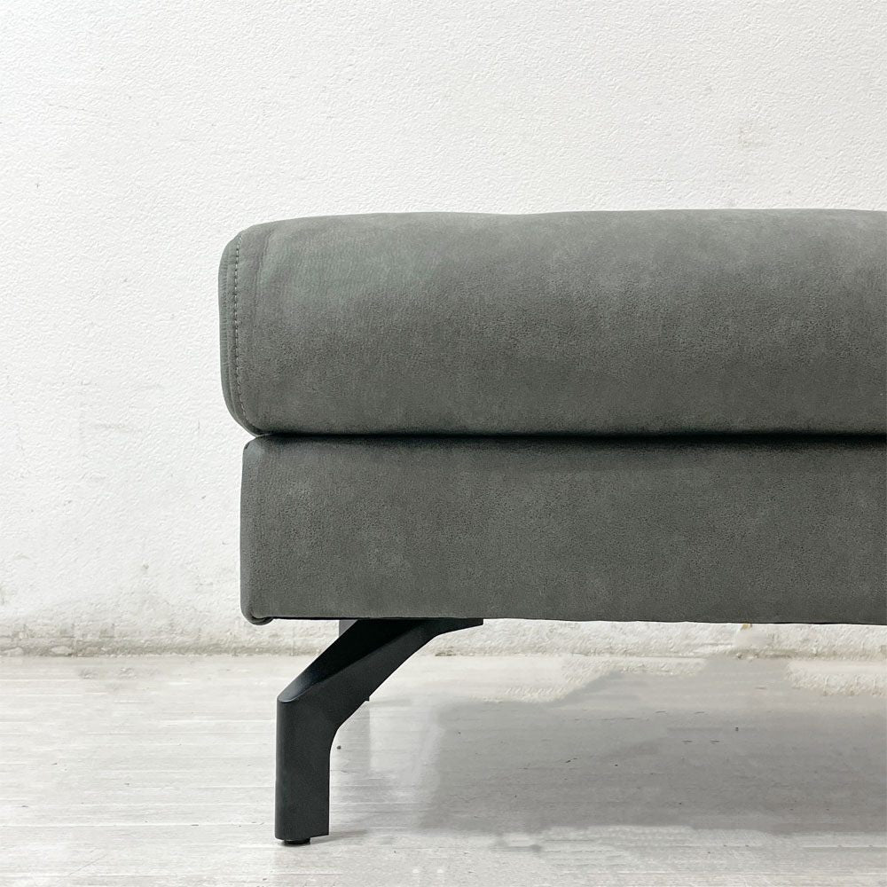 リラックスフォーム RELAX FORM グラシエーロ GLACIERO オットマン レザーテックス 関家具 展示品 w93cm ●