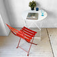 フェルモブ Fermob ビストロ BISTRO メタルチェア METAL CHAIR フォールディング ガーデンチェア レッド 折りたたみ フランス 定価¥22,000- ★